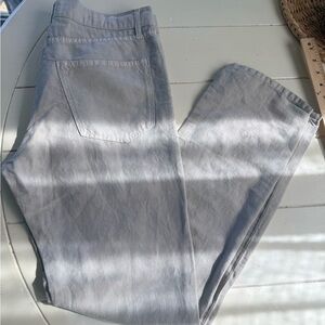 Sid Mashburn Light Gray Straight Jeans